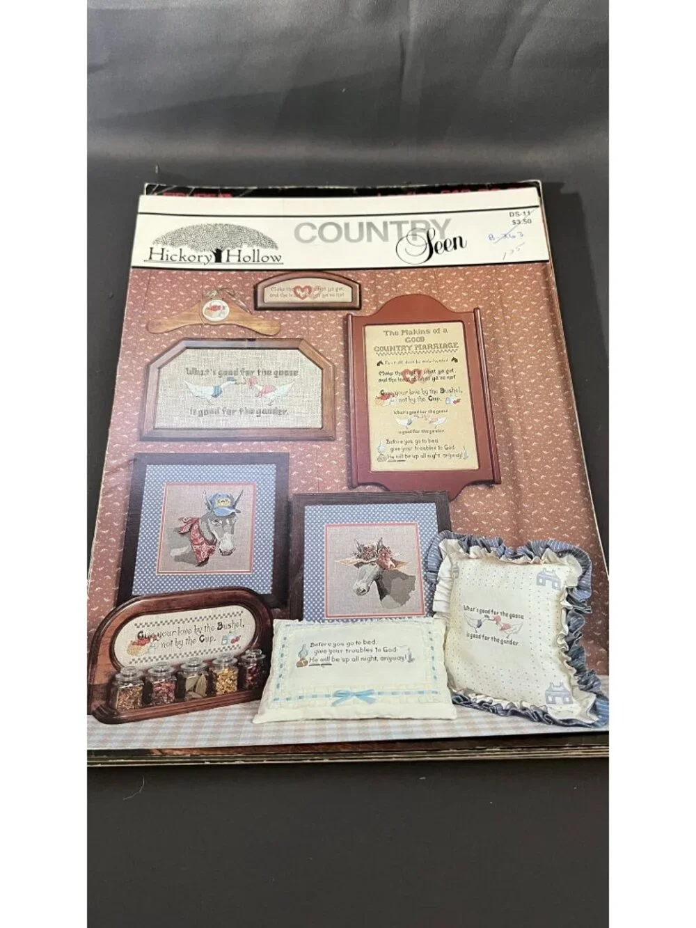 Set Of Vintage Decorative Cross-Stitch And Needlepoint Booklets